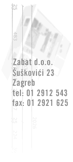 Zabat poduze�e za graditeljstvo